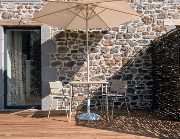 3 chambres avec terrasse privative